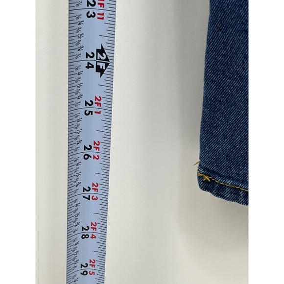 BBJ Los Angeles Medium Ripped Wash High Rise Jeans Womens Size 13/31 - Picture 7 of 11